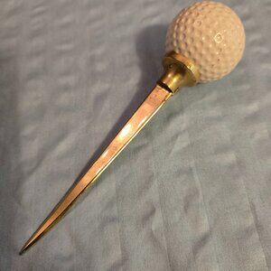 Golf ball Letter Opener 6 inches